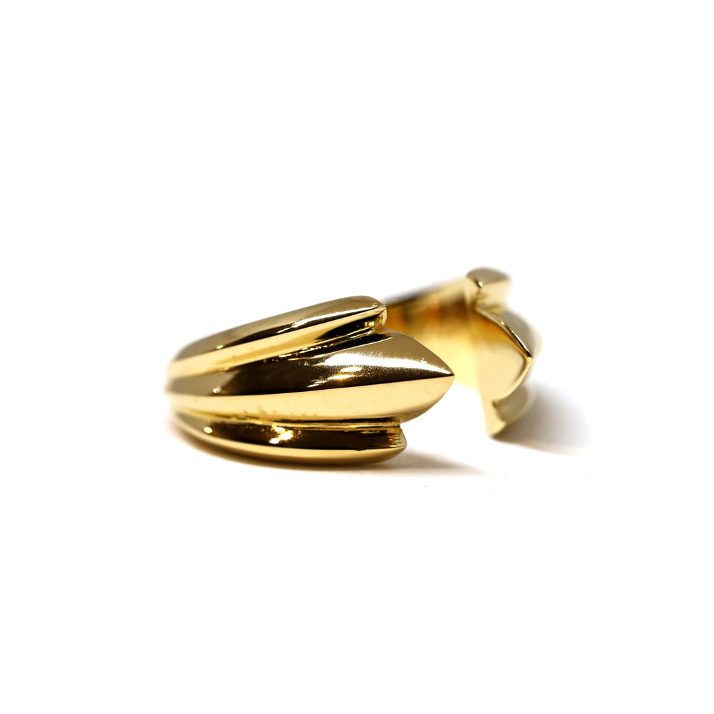 vermeil gold men ring montreal designer bena jewelry best fine jewelry boutique ruby mardi on a white background