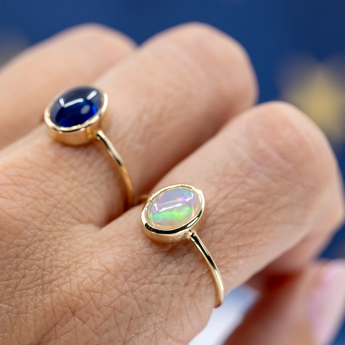 Opal ring designs hot sale