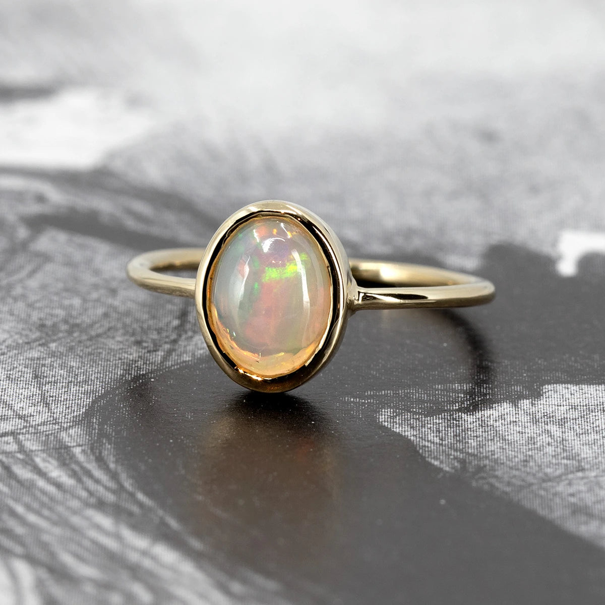 Opal set in gold discount