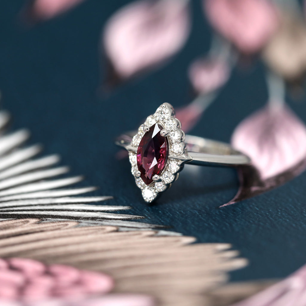 Bridal jewelry handmade in Montreal by Ruby Mardi, a high end jewelry brand. Find more designer jewellery and engagement rings at our fine jewelry store in Little Italy.